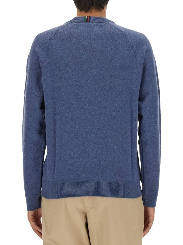 23 fw Merino Wool RAGLAN Sweater M2R534XL2193543 B0710557051 - PAUL SMITH - BALAAN 4