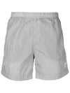 Men's Chrome Logo Patch Swim Shorts Griffin Grey - CP COMPANY - BALAAN 3