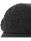 Official M WOOL KNIT BALL CAP BK - ANEWGOLF - BALAAN 5