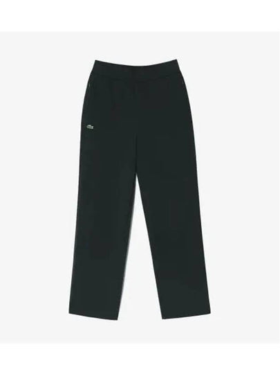 Women's Ribbed Track Pants Dark Khaki - LACOSTE - BALAAN 2