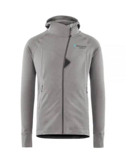 Women's Njorun 2.0 Hooded Zip-Up Dove Grey - KLATTERMUSEN - BALAAN 2