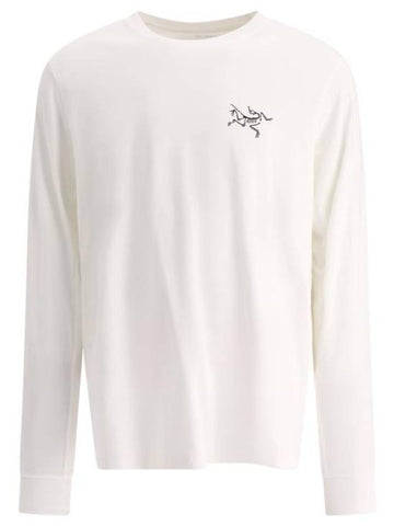 Bird Logo Long Sleeve T-Shirt Light White - ARC'TERYX - BALAAN 1