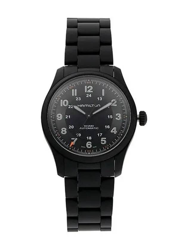 Khaki Field Titanium Auto 38mm Watch Black - HAMILTON - BALAAN 5