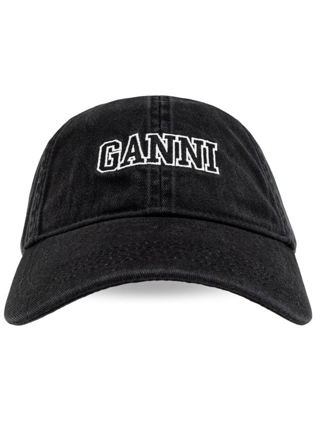 Ganni Baseball Cap, Men's, Black - GANNI - BALAAN 1