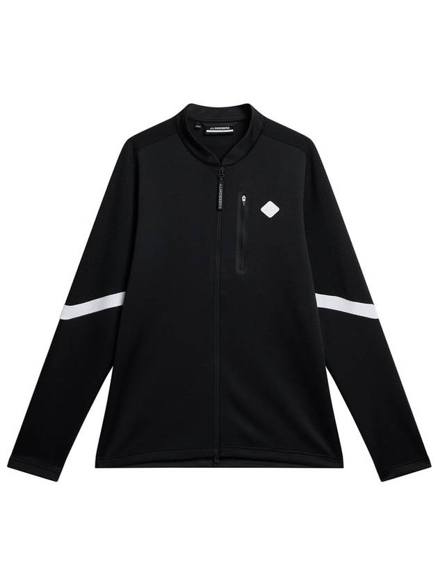 Highlands Mid Layer Zip-Up Jacket Black - J.LINDEBERG - BALAAN 2