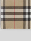 Check Half Wallet Beige - BURBERRY - BALAAN 6