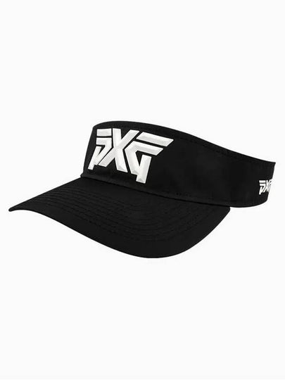 Faceted Logo Sports Visor Black - PXG - BALAAN 2