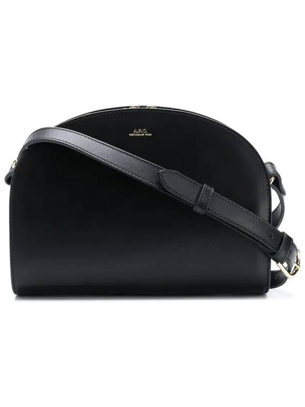 Demi Lune Half Moon Mini Cross Bag Black - A.P.C. - BALAAN 3