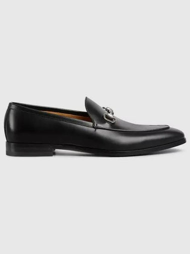 Men's Horsebit Leather Loafer Black - GUCCI - BALAAN 1