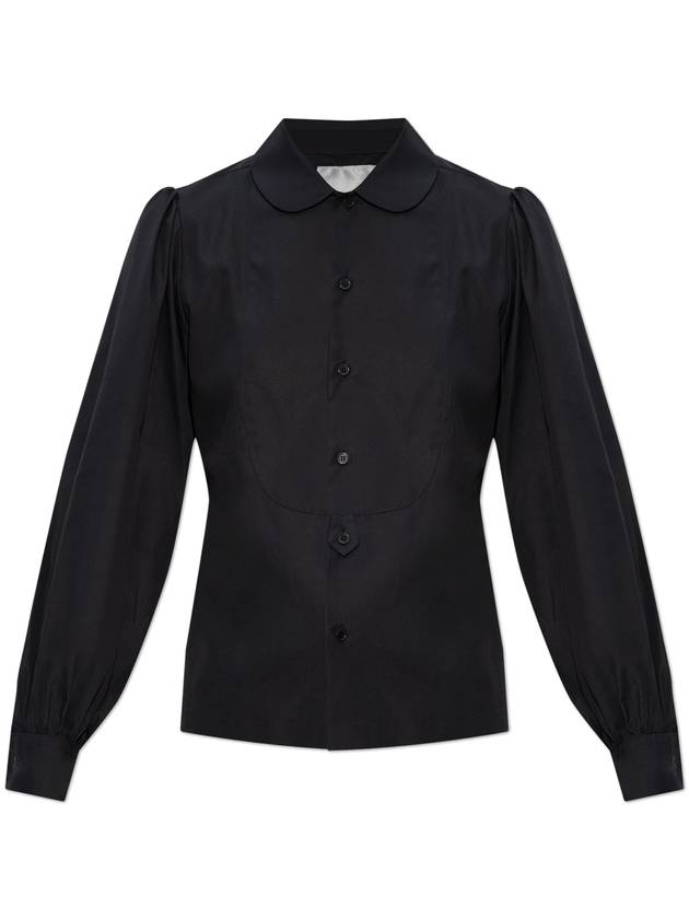 Comme Des Garçons Noir Kei Ninomiya Cotton Shirt, Women's, Black - COMME DES GARCONS - BALAAN 1