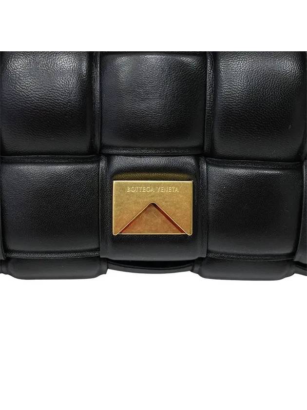 Gold Hardware Padded Cassette Cross Bag Black - BOTTEGA VENETA - BALAAN 10