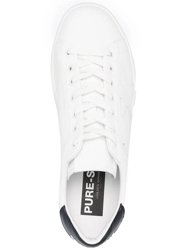 Purestar Black Tab Low Top Sneakers White - GOLDEN GOOSE - BALAAN 5