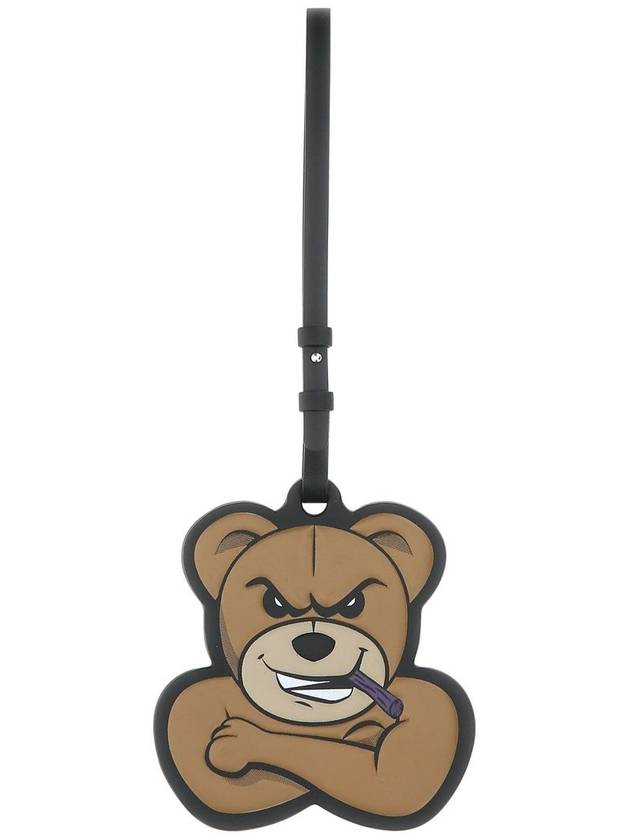 Bear Patch Keyholder Brown - MONCLER - BALAAN 2