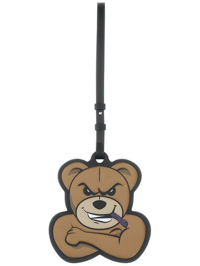 Bear Patch Keyholder Brown - MONCLER - BALAAN 2