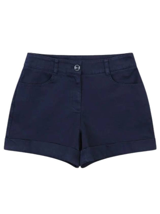 Golfwear Women's Stretch Cotton Shorts Navy - ONOFF - BALAAN 1