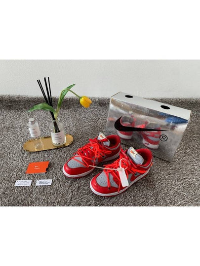 X Off White Dunk Low University Red 6 5 255 - NIKE - BALAAN 2