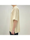 Bold Fox Head Patch Oversized Polo Shirt Beige - MAISON KITSUNE - BALAAN 5