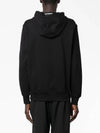 Diagonal Raised Fleece Hoodie Black - CP COMPANY - BALAAN 4