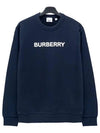 logo print sweatshirt navy - BURBERRY - BALAAN 3