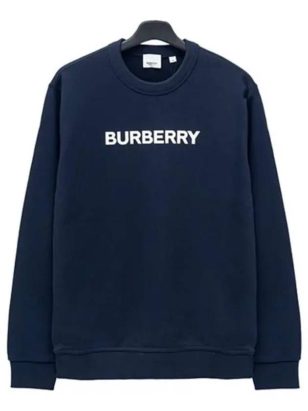 logo print sweatshirt navy - BURBERRY - BALAAN 3