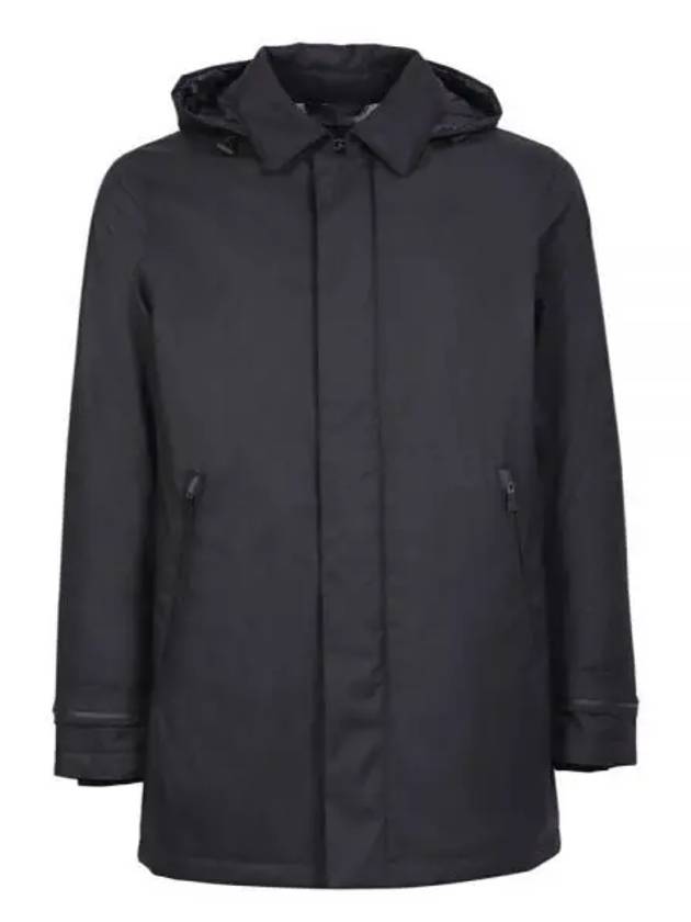 Laminar Car Coat Jacket Black - HERNO - BALAAN 2