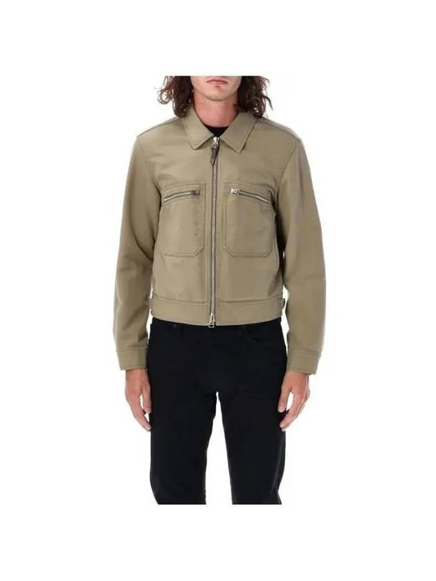 Zip up cotton jacket 24AOBS003FMC092FG195 - TOM FORD - BALAAN 1