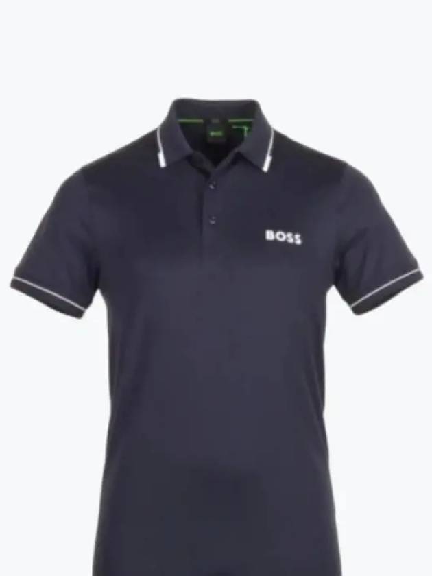 Paul Pro Slim Fit Polo Shirt Dark Navy - HUGO BOSS - BALAAN 2