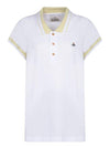 Embroidered ORB Polo Shirt White - VIVIENNE WESTWOOD - BALAAN 2