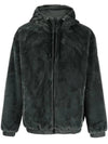 Logo Reversible Fake Fur Hooded Jacket Green - MOOSE KNUCKLES - BALAAN 1