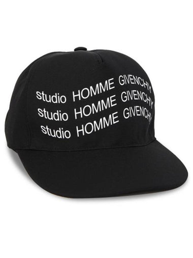 Studio Homme Logo Ball Cap Black - GIVENCHY - BALAAN 1