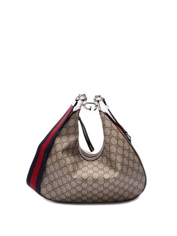 Attache Large Shoulder Bag Beige - GUCCI - BALAAN 1