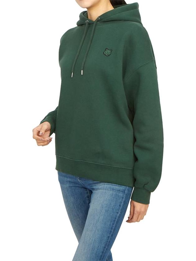 Bold Head Fox Patch Comfort Hooded Bottle Green - MAISON KITSUNE - BALAAN 6