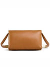 Prisma Medium Leather Shoulder Bag Brown - MARNI - BALAAN 2