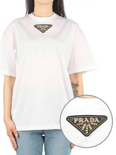 Women s short sleeve t shirt 270742 - PRADA - BALAAN 1