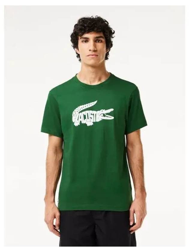 Men s Lettering Big Croc Short Sleeve T Shirt TH8937 54G 291 Domestic Product GQ2N24031292354 - LACOSTE - BALAAN 1