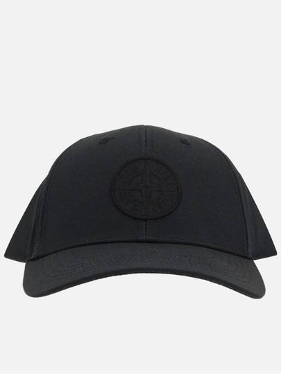 99661 Cotton Rep 6 Panel Ball Cap Black - STONE ISLAND - BALAAN 2