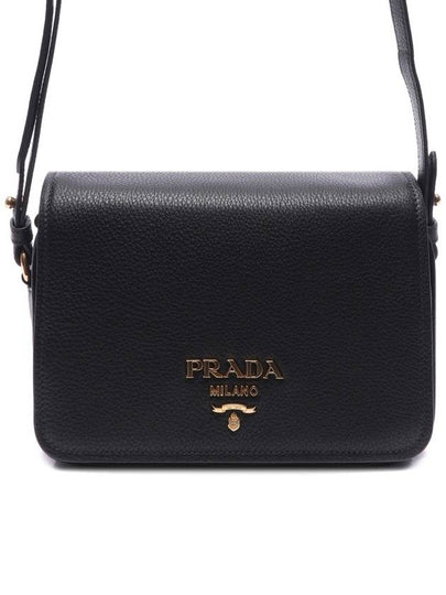 Vitello Phoenix Crossbody Bag Black - PRADA - BALAAN 2