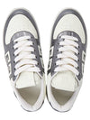 G4 Leather Low Top Sneakers Silver - GIVENCHY - BALAAN 3