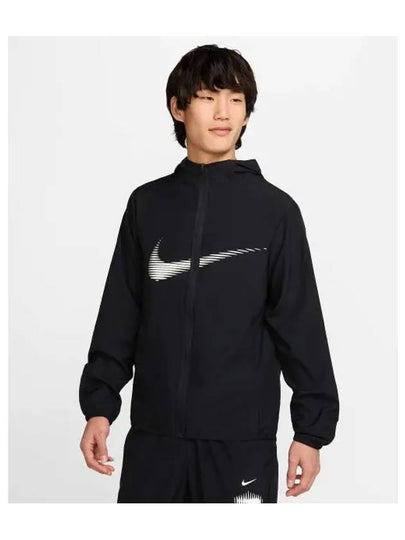 Form Dri Fit Hooded Jacket Black - NIKE - BALAAN 2