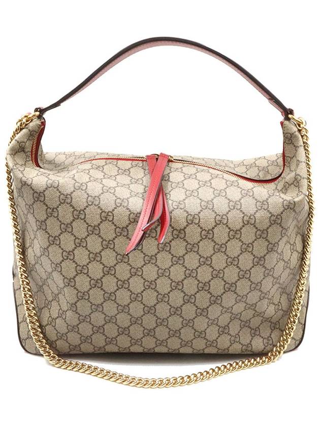 Women s Gucci 477324 GG Supreme Canvas Large Hobo Shoulder Bag gt Gangbuk used luxury goods - GUCCI - BALAAN 3