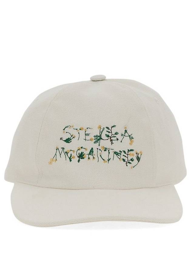 Logo Embroidered Snapback White - STELLA MCCARTNEY - BALAAN 3