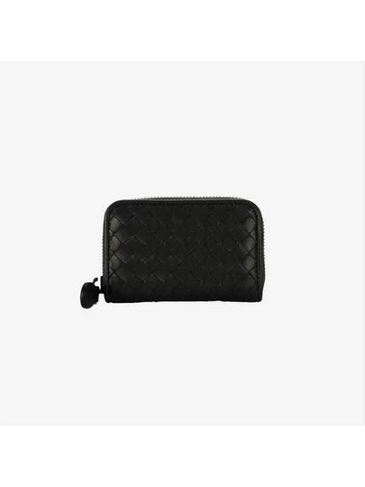 Bottega Veneta Zipper Coin Wallet Black Luxray - ETC - BALAAN 2