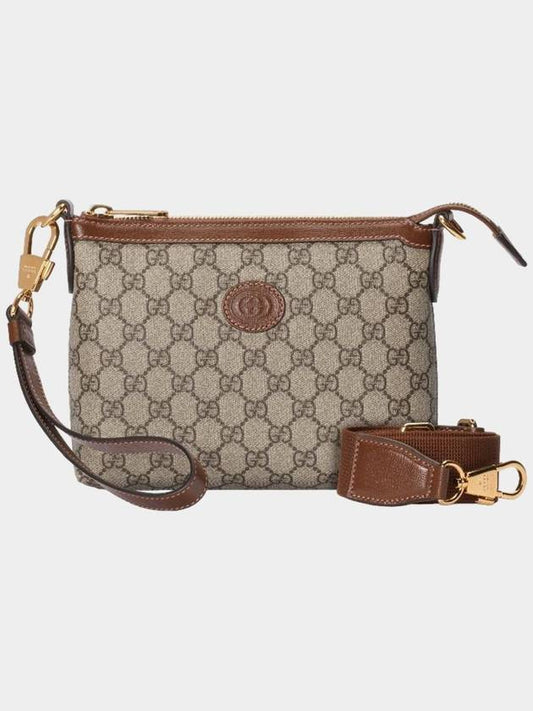 Interlocking G Crossbag Clutch Beige 760021 - GUCCI - BALAAN 1