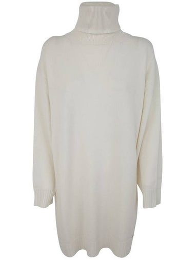 Kiton High Neck Knitted Mini Dress Clothing - KITON - BALAAN 1