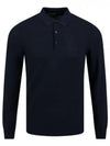 Men's Rowan Mesh Knit Long Sleeve Polo - J.LINDEBERG - BALAAN 2