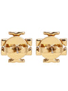 Logo Stud Earrings Gold - TORY BURCH - BALAAN 6