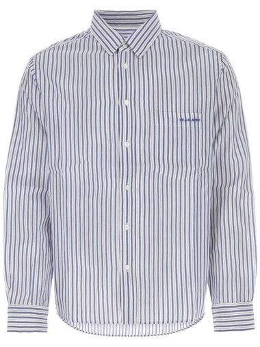 Jasolo Striped Long Sleeve Shirt Blue - ISABEL MARANT - BALAAN 1