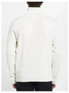 Small Heart Logo Extrafine Merino Wool Turtleneck White - AMI - BALAAN 4