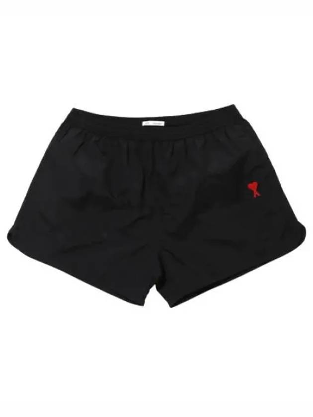 Heart logo swim pants swimsuit shorts - AMI - BALAAN 1