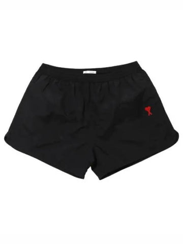 Heart logo swim pants swimsuit shorts - AMI - BALAAN 1